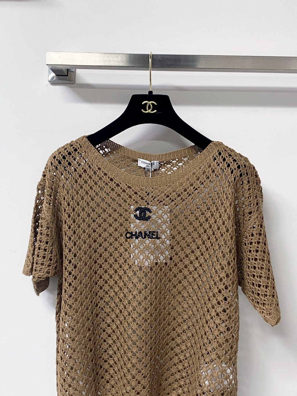 CHANEL 26S SHORT-SLEEVE KNIT TOP 1307