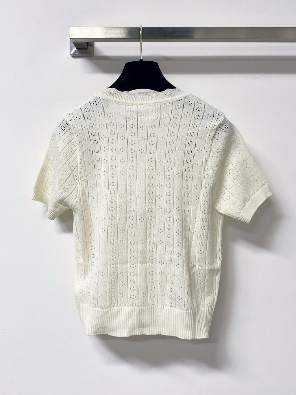 DIOR 26S SHORT-SLEEVE KNIT CARDIGAN 1299