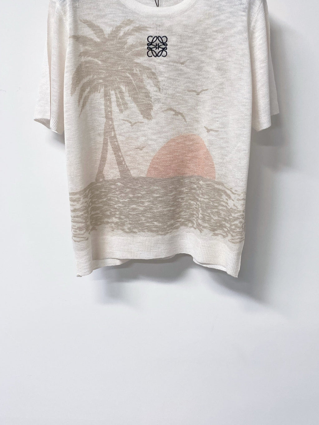 LOEWE 26S SHORT-SLEEVE KNIT TOP 600