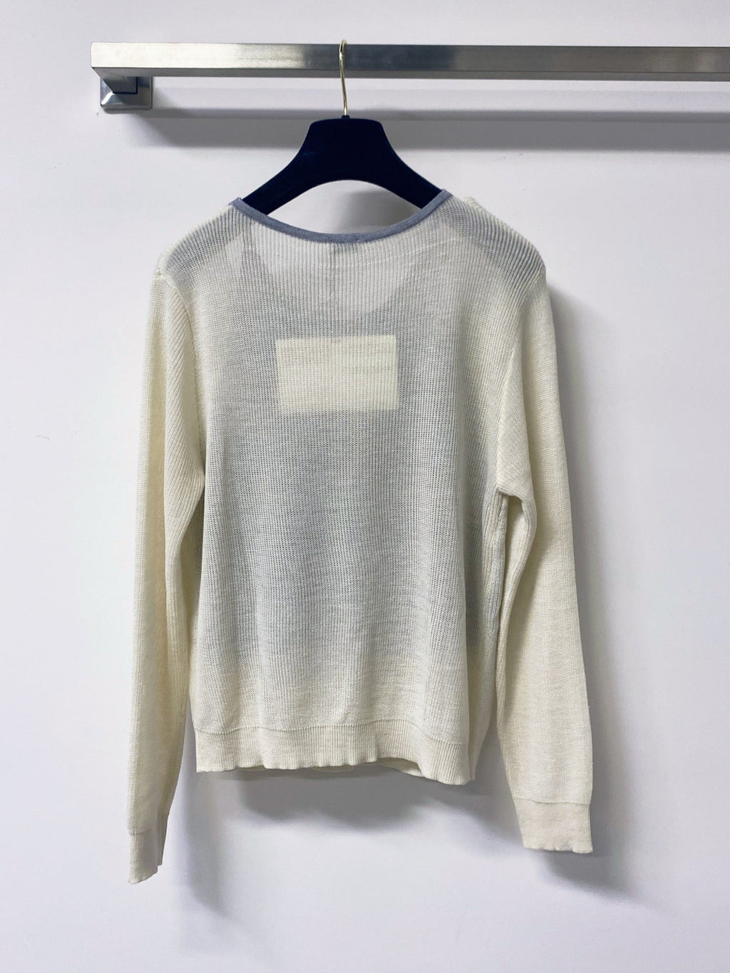 LOEWE 26S LAYERED V-NECK KNITTED SWEATER 566