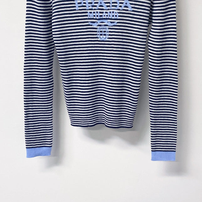 PRADA 26S LONG-SLEEVE KNIT TOP 1187