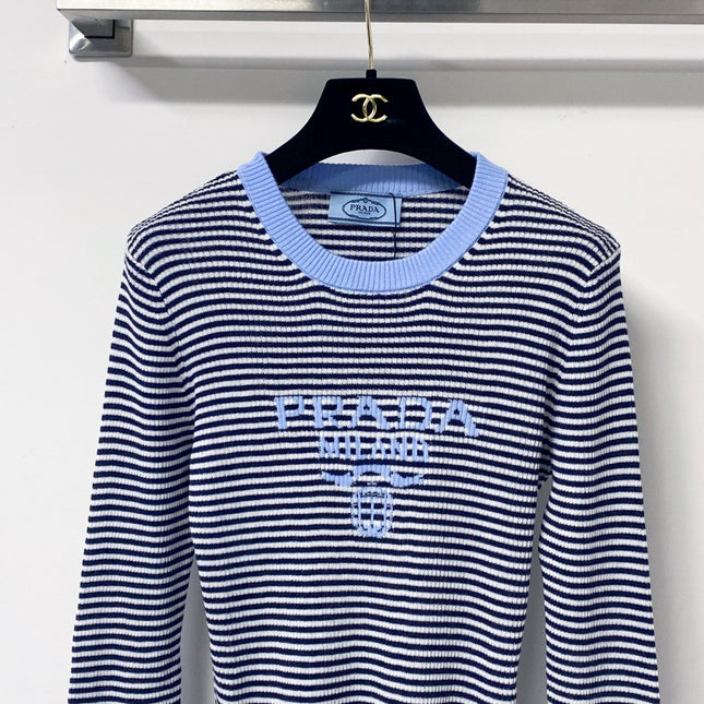 PRADA 26S LONG-SLEEVE KNIT TOP 1187