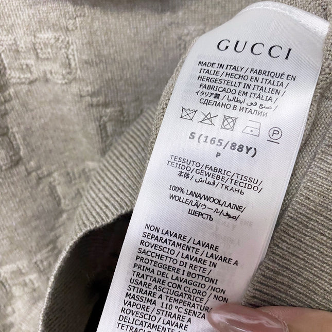 GUCCI 26S CREWNECK LONG-SLEEVE SWEATER 553