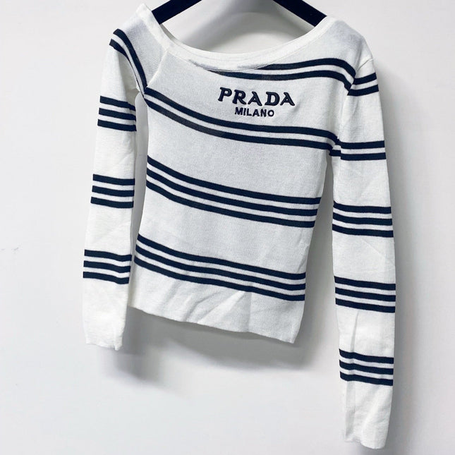 PRADA 26S LONG-SLEEVE KNIT TOP 1131
