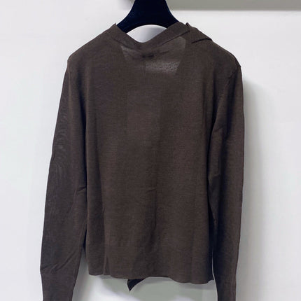 CHANEL 26S RUFFLE KNIT TOP 1619