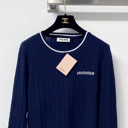 MIUMIU 26S CREWNECK SWEATER 1343