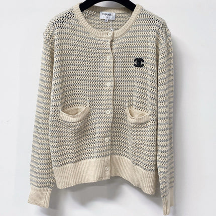 CHANEL 26S CREWNECK KNIT CARDIGAN 1509