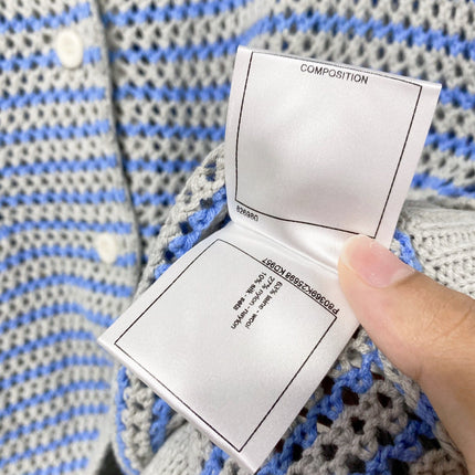CHANEL 26S CREWNECK KNIT CARDIGAN 1508