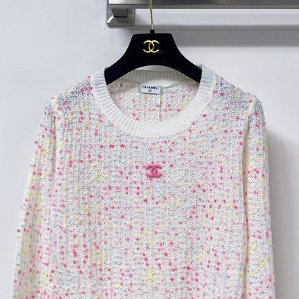 CHANEL 26S CREWNECK KNIT SWEATER 1500