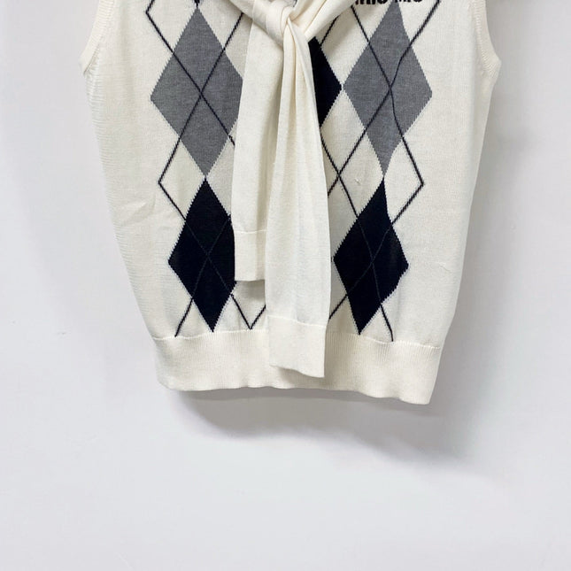 MIUMIU 26S SLEEVELESS KNIT TOP 1325