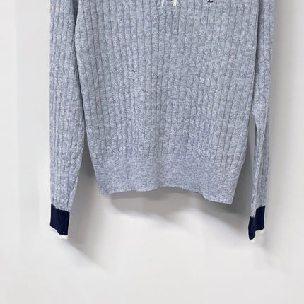 YSL 26S POLO COLLAR KNIT SWEATER 454