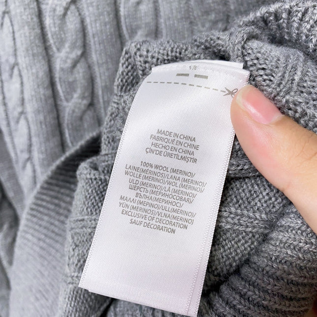 RALPH LAUREN 26S CREW-NECK CABLE-KNIT SWEATER 726