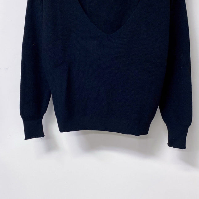 PRADA 26S V-NECK LAYERED KNIT SWEATER 1066