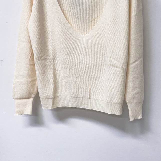 PRADA 26S V-NECK LAYERED KNIT SWEATER 1067