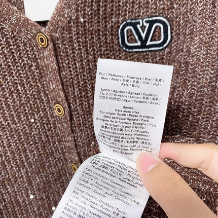VALENTINO 26S V-NECK BUTTONED KNIT VEST 418