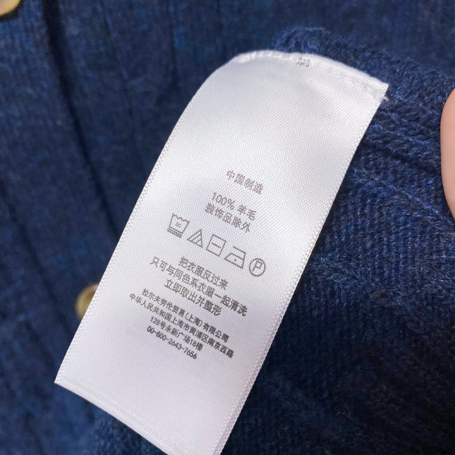RALPH LAUREN 26S KNIT POLO CARDIGAN 586