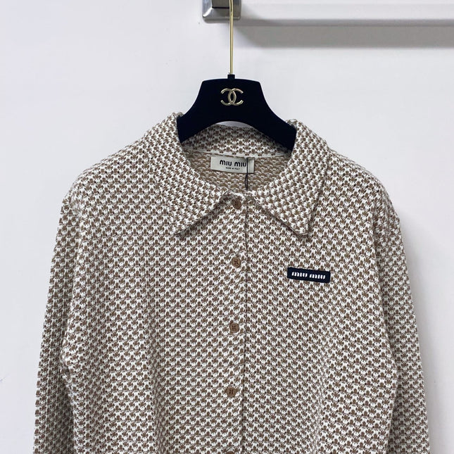 MIUMIU 26S KNIT CARDIGAN 1587