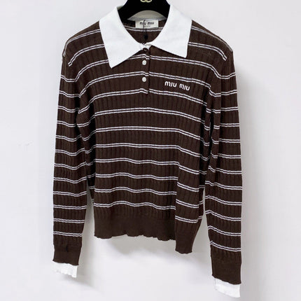 MIUMIU 26S POLO SWEATER 1525