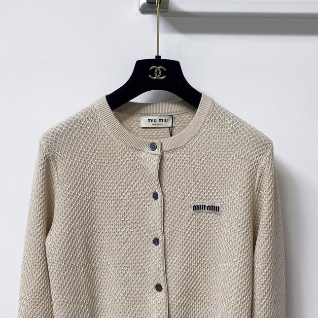 MIUMIU 26S CARDIGAN KNIT SWEATER 1495
