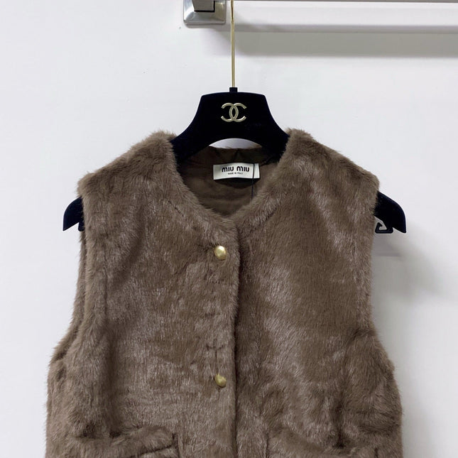 MIUMIU 26S FUR VEST 1485