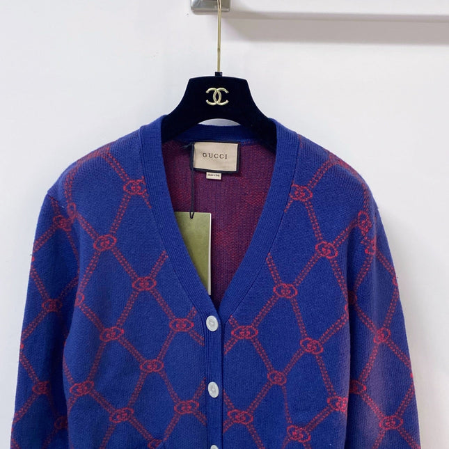 GUCCI 26S V-NECK KNIT CARDIGAN 576