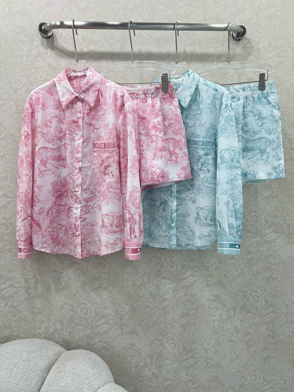 DIOR SET LONG-SLEEVE SHIRT AND SHORTS 269954