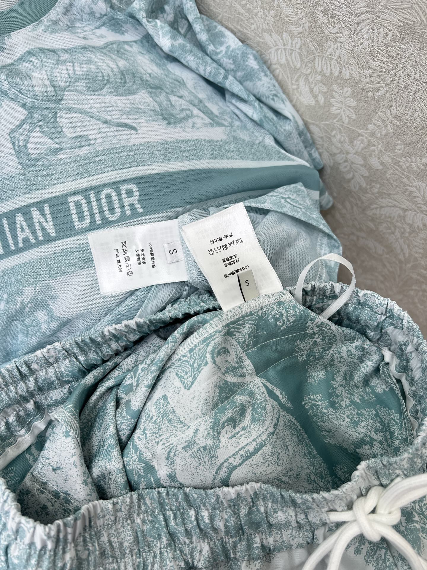 DIOR T-SHIRT AND SHORTS SET 269959