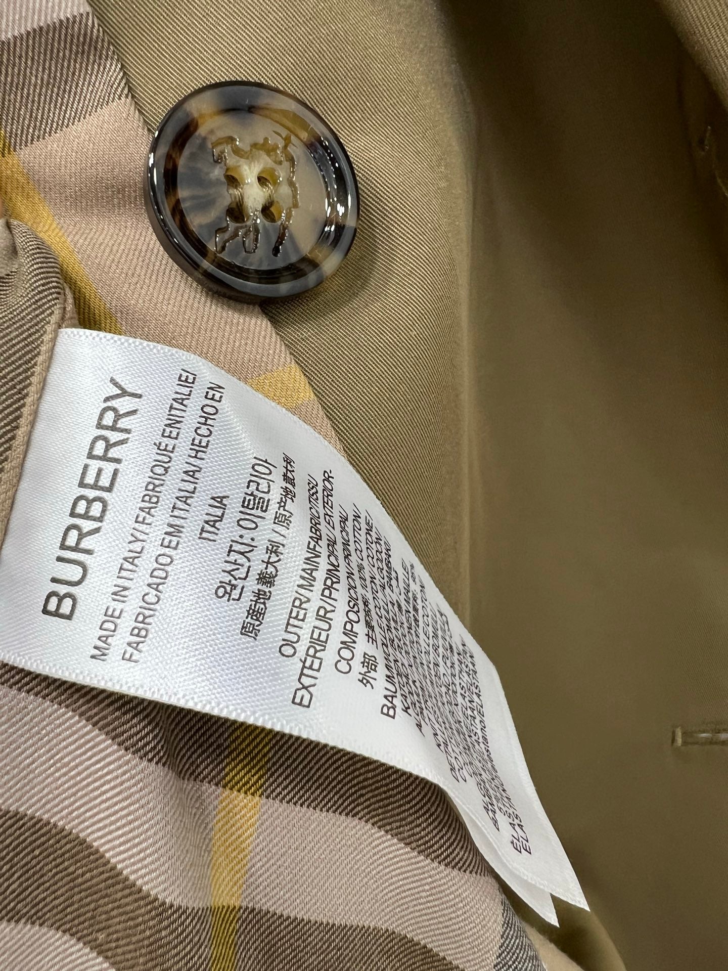 BURBERRY SELFORD-STYLE TRENCH COAT 275097