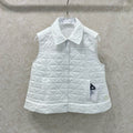 MONCLER 25S DOWN VEST IN WHITE 099