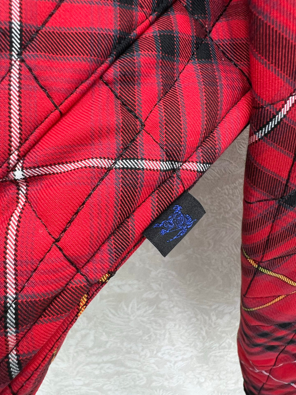 BURBERRY 25S COTTON PLAID JACKET 130