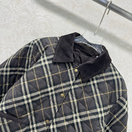 BURBERRY 25S COTTON PLAID JACKET 131