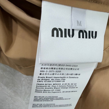 MIUMIU 26S HOODED JACKET 989