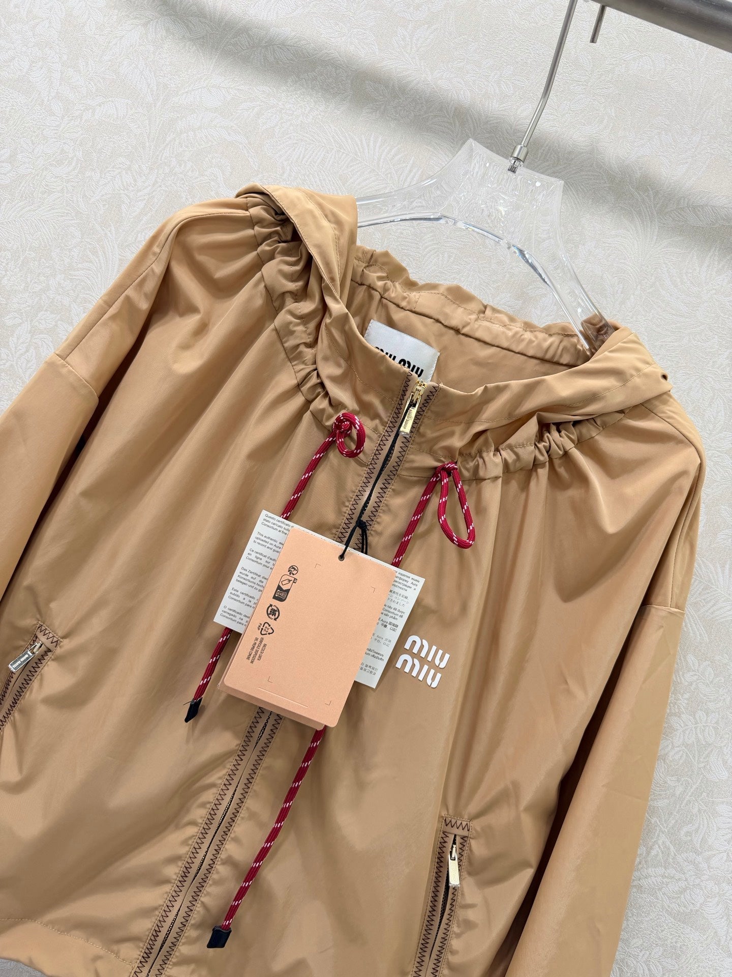 MIUMIU 26S HOODED JACKET 989