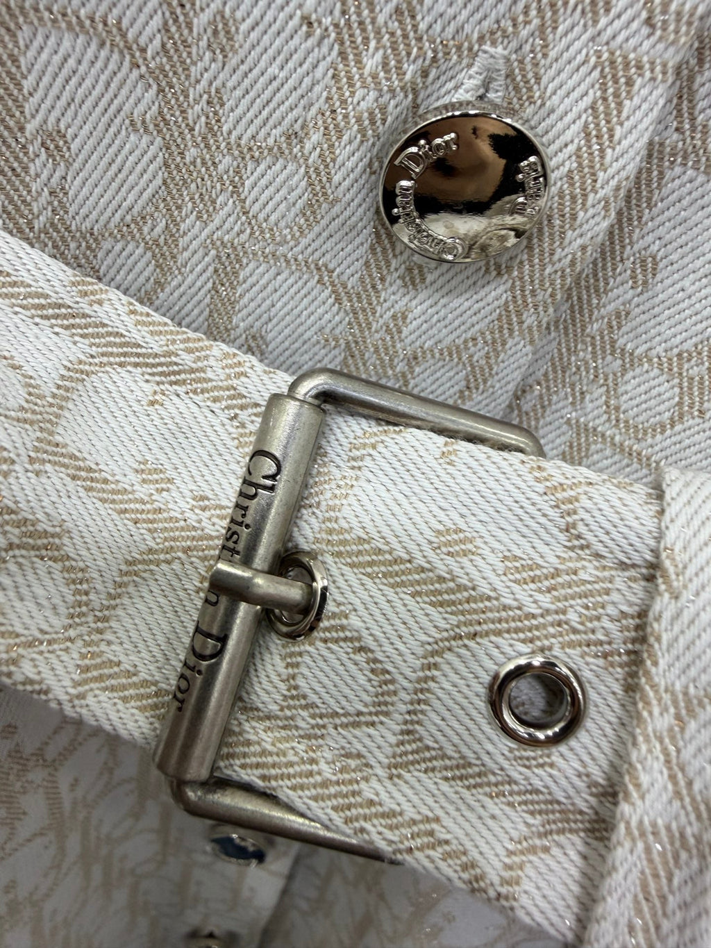 DIOR 26S SLEEVELESS MONOGRAM PRINT DRESS 1219