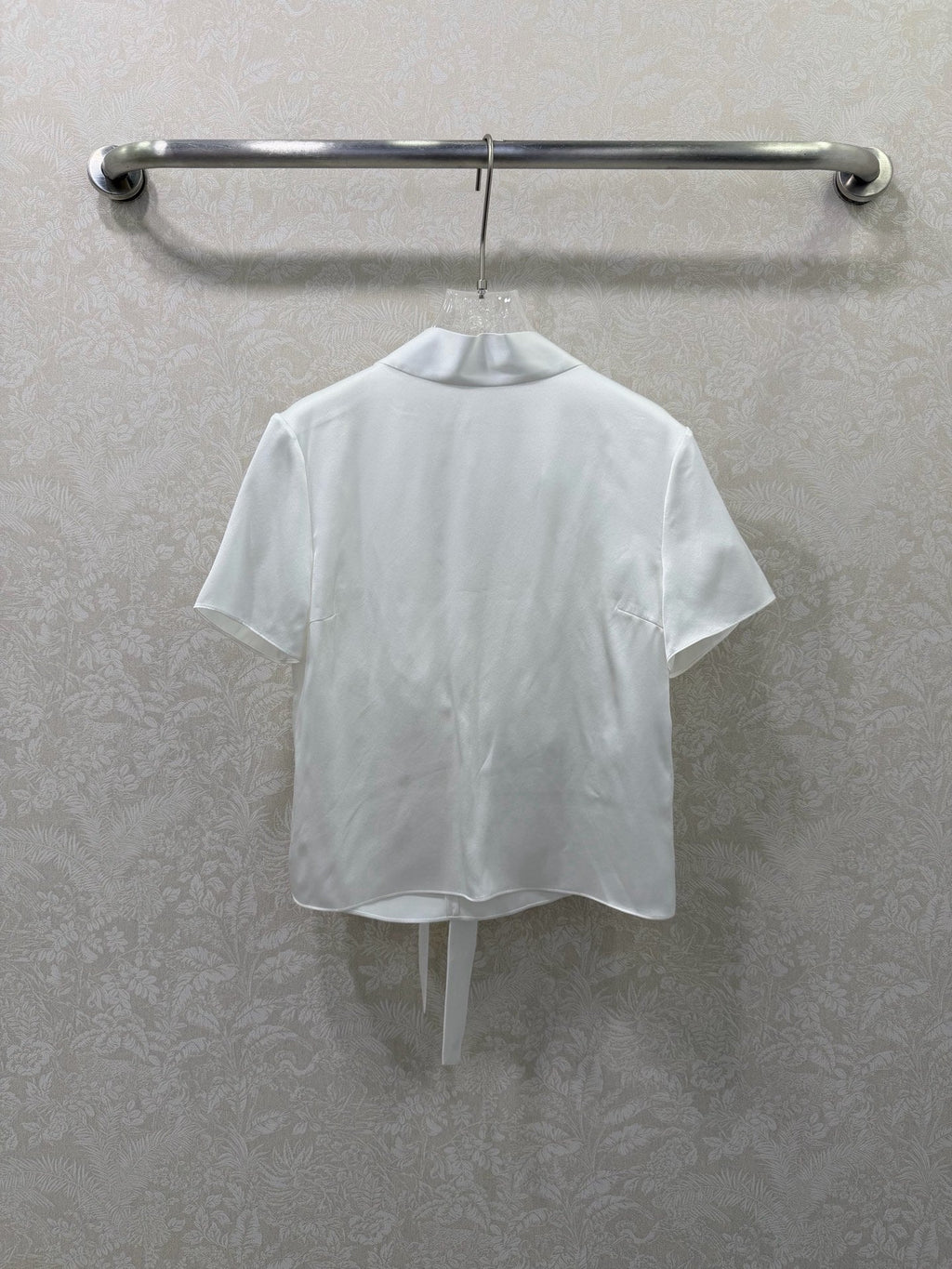 DIOR 26S SHORT-SLEEVE WAIST-TIED SHIRT 1216