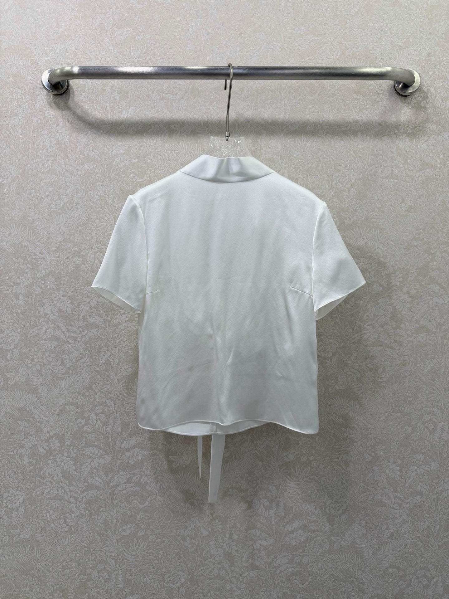 DIOR 26S SHORT-SLEEVE WAIST-TIED SHIRT 1216