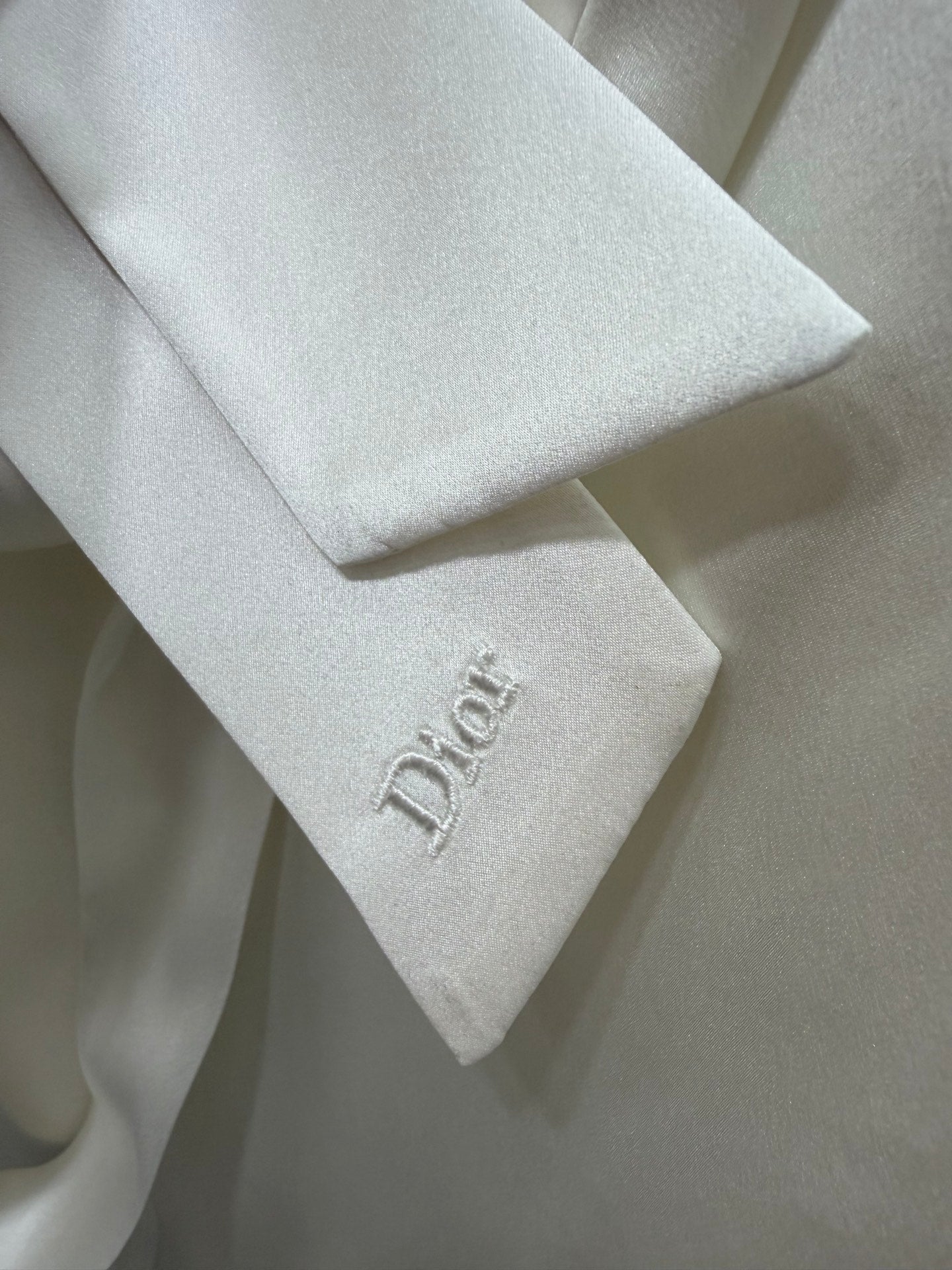 DIOR 26S SHORT-SLEEVE WAIST-TIED SHIRT 1216