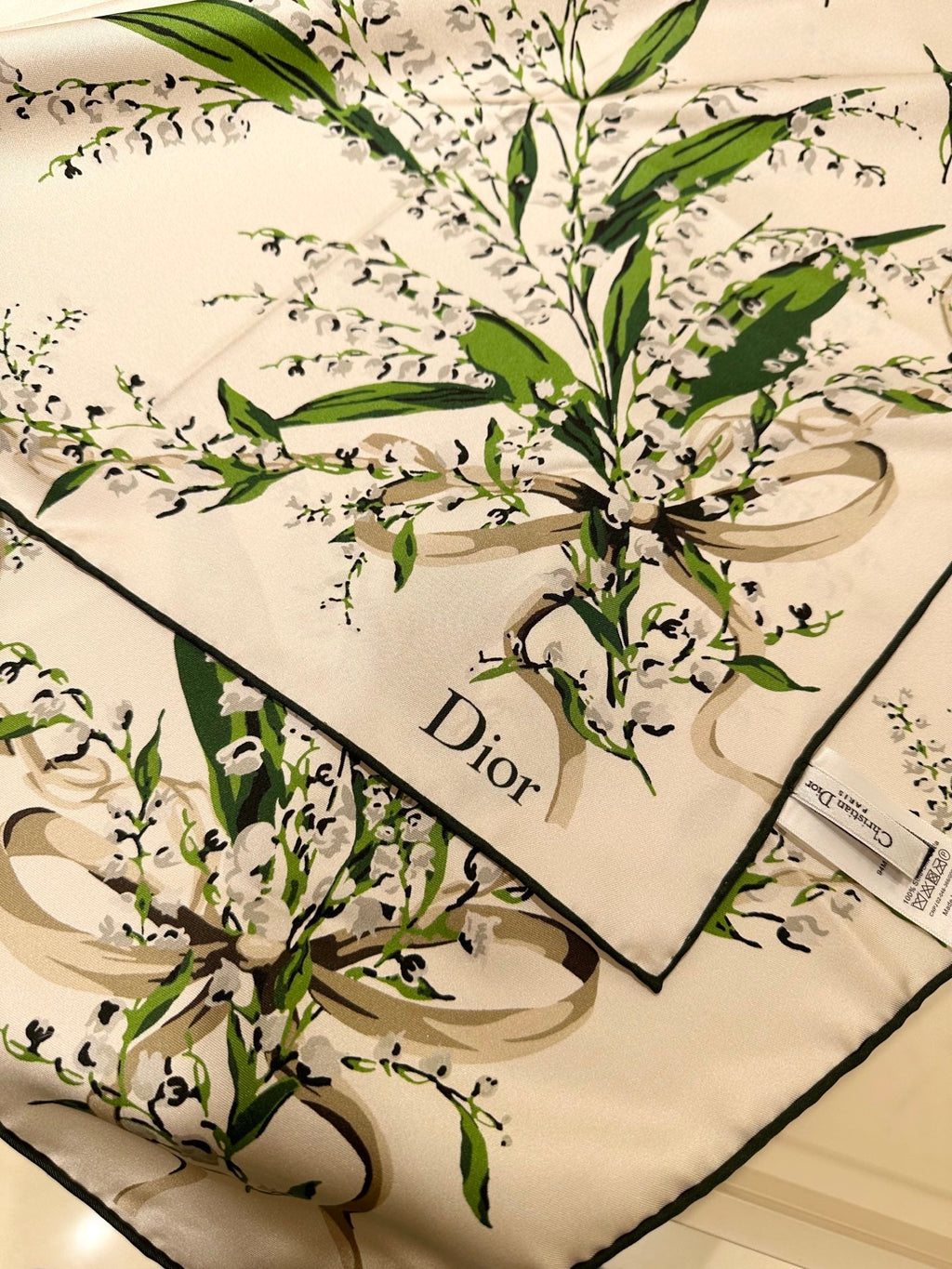 DIOR 26S SCARF 90CM IN SILK 318393