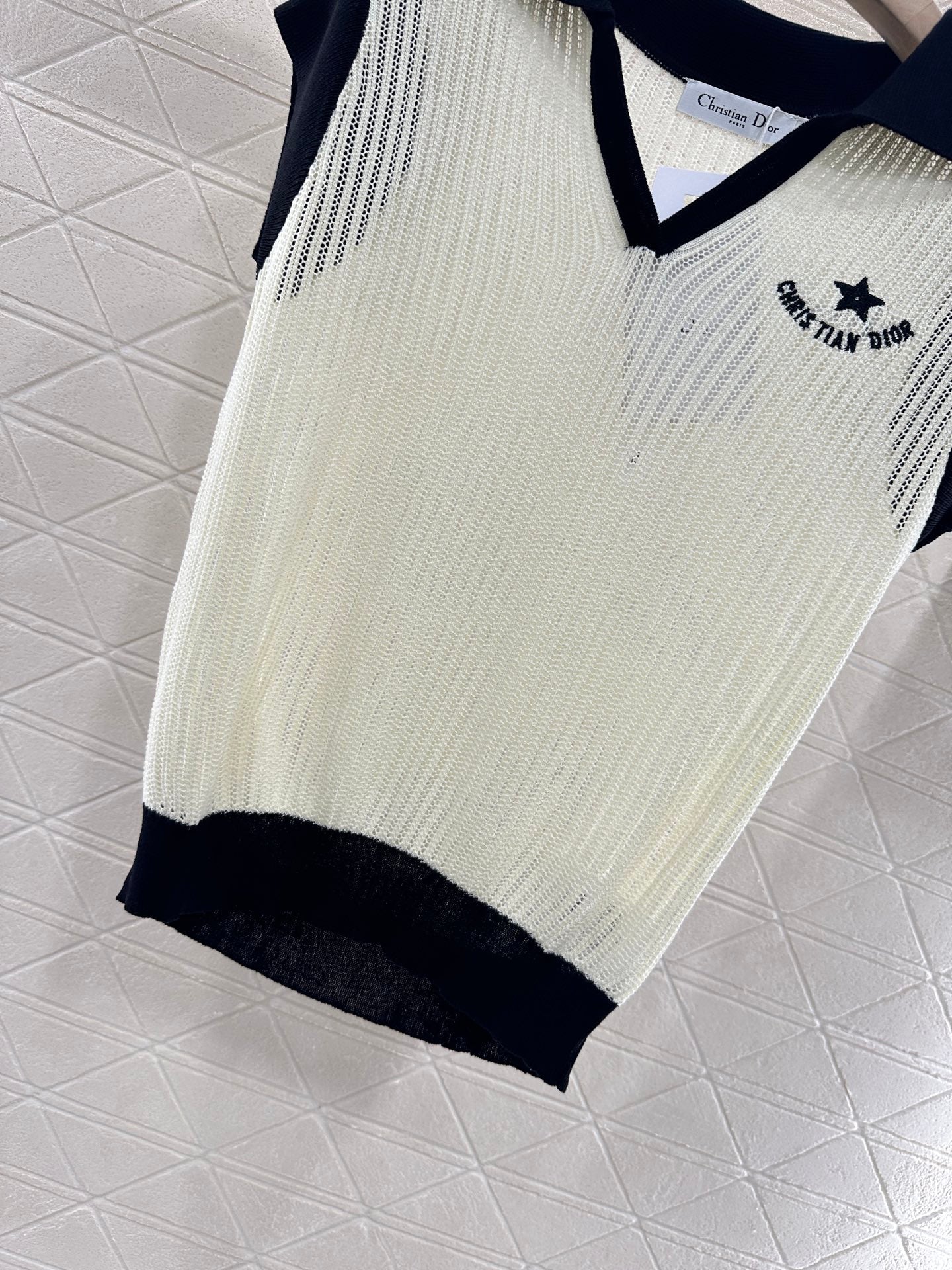 DIOR V-NECK KNIT SWEATER 276687