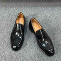 CD GRANVILLE LOAFER  GLOSSY BLACK MONOGRAM LAMBSKIN