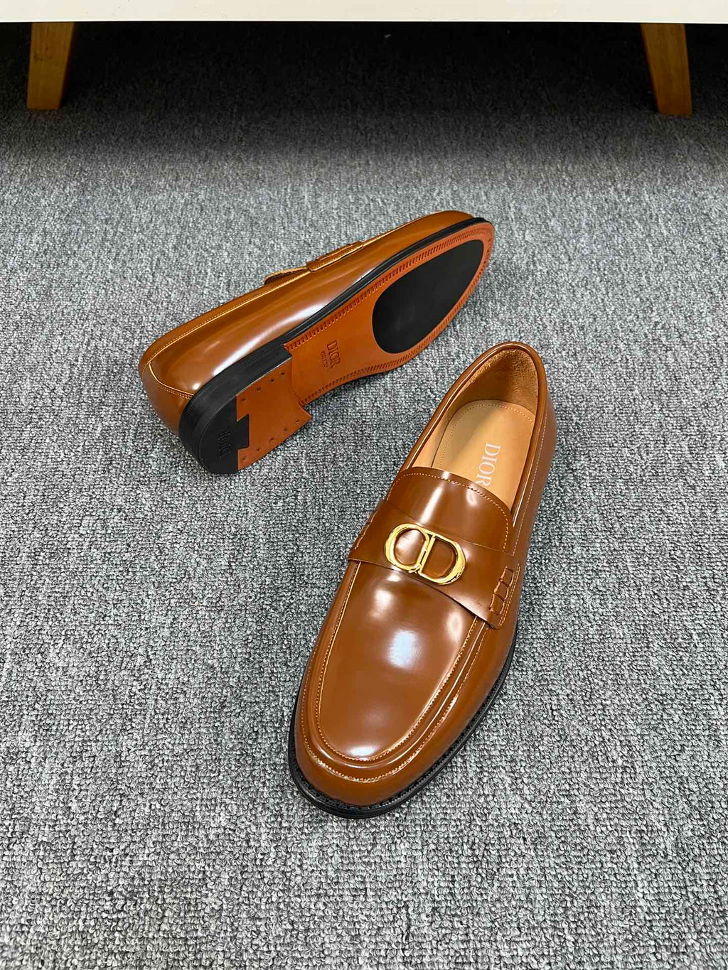 CD SYMBOL GRANVILLE LOAFER BRONZE CALFSKIN