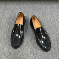 CD GRANVILLE EDGE BEADS LOAFER GLOSSY BLACK CALFSKIN