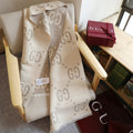 GUCCI 26S SCARF 190 IN WOOL 316616