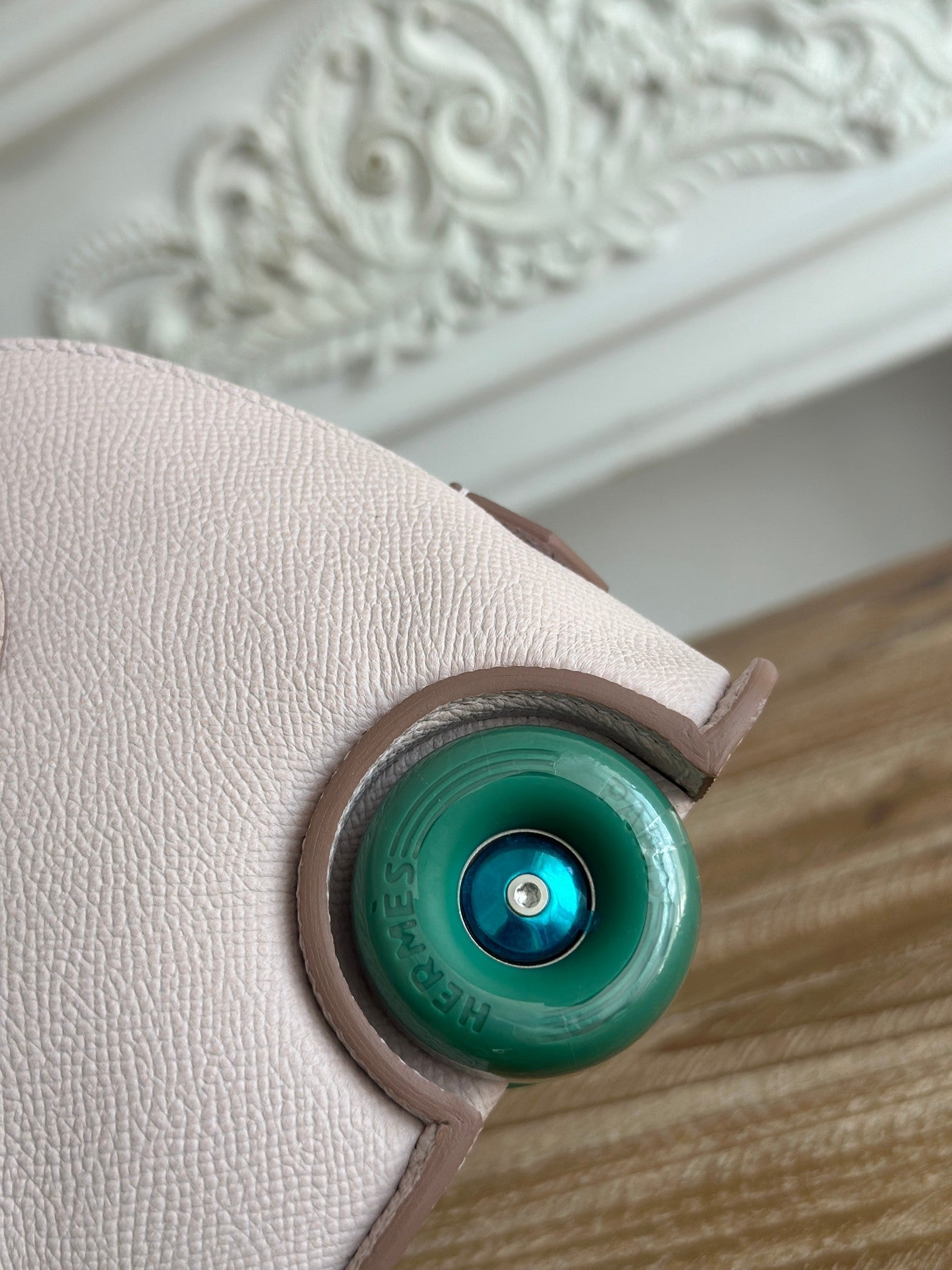 MINI BODIE ON WHEELS 20 IN LIGHT PINK EPSOM LEATHER