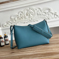 HM 25S BERLINGOT 24 CM IN TEAL BLUE LAMBSKIN