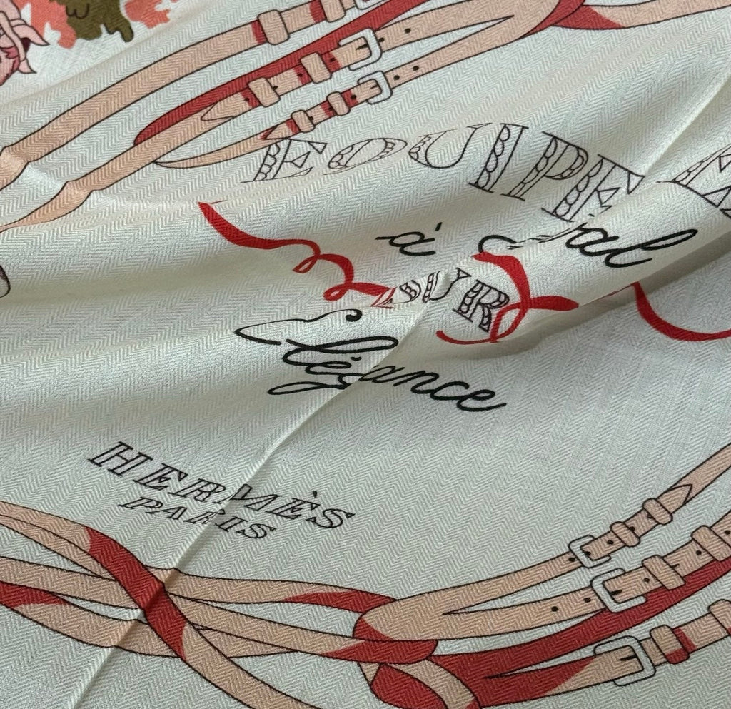 HERMES 26S SCARF 140 IN CASHMERE AND SILK 305962