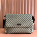 GUCCI SUPREME BAG 44 IN BROWN MONOGRAM CANVAS WITH LEATHER TRIM