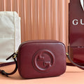 BLONDIE SMALL SHOULDER BAG 21 IN ROSSO ANCORA RED CALFSKIN