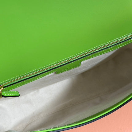 GUCCI 26S BLONDIE BAG 32 IN GREEN CALFSKIN