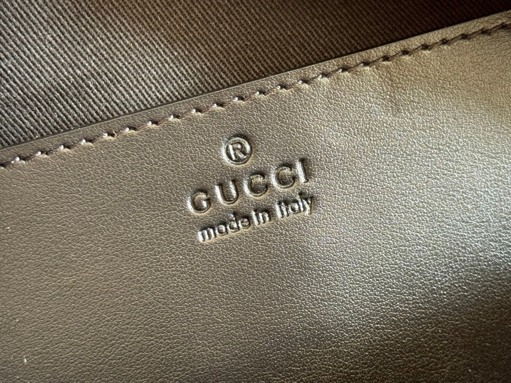 GG Marmont Small 24 in Black Calfskin and Hardware